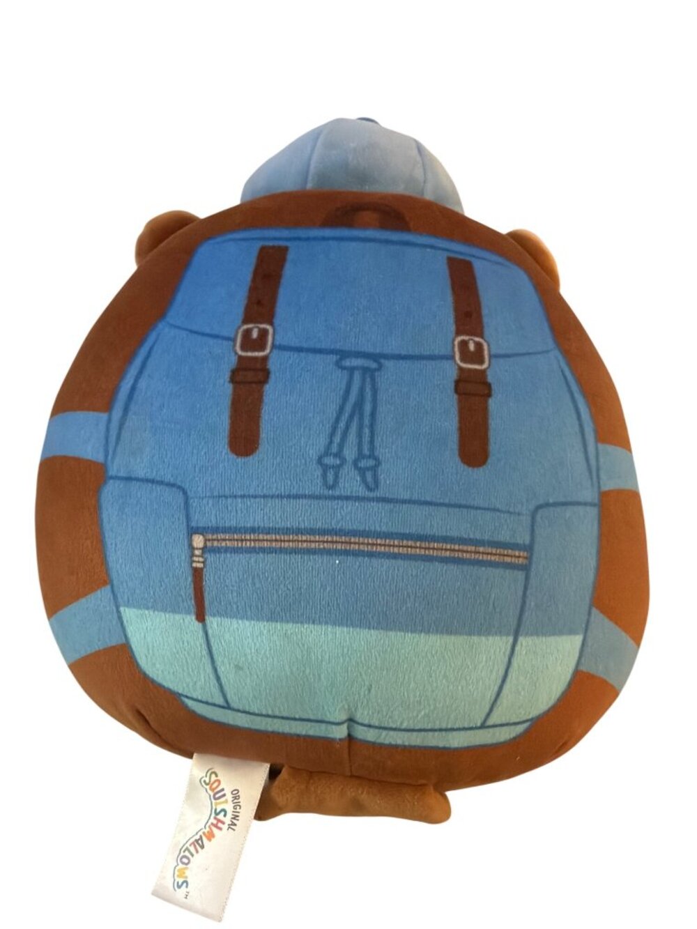 Original Squishmallows Chip the Beaver W/Backpack Back to School - Picture 2 of 4